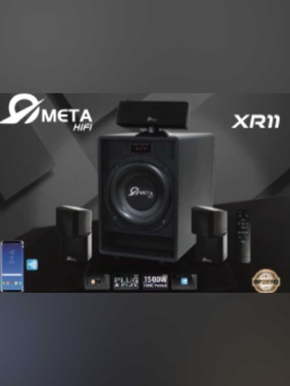 META HIFI XR11 2.1 Surround Processor Speaker System